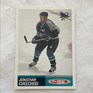 Jonathan Cheechoo Topps Total Hockey Card #432 San Jose Sharks